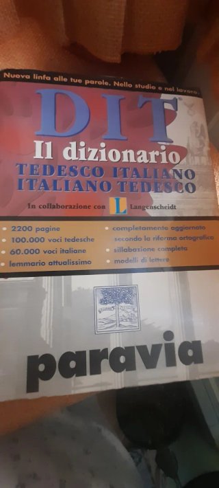 DIT dizionario tedesco italiano, italiano tedesco