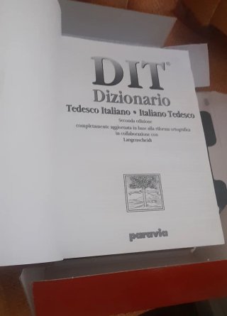 DIT dizionario tedesco italiano, italiano tedesco