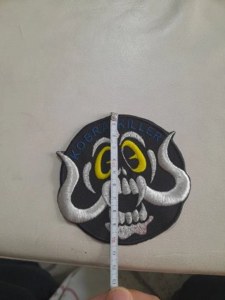 Patch Ricamato Kobra Killer Teschio