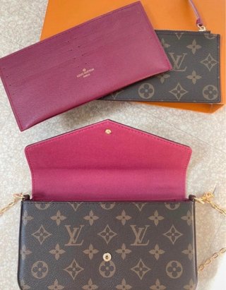 Bolso Louis Vuitton Marrón y Morado