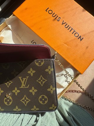 Bolso Louis Vuitton Marrón y Morado