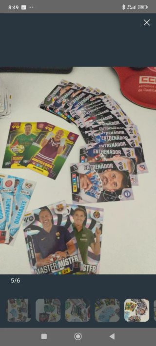 Lote 438 Cromos Adrenalyn 2025-26 actualización