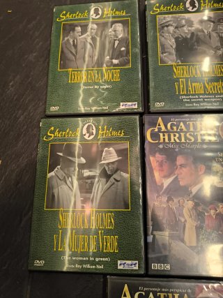 Sherlock Holmes Agatha Christie dvd peliculas