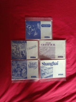 Lote 9 juegos Sega Master System
