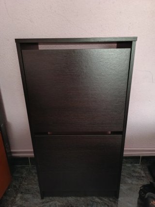 3 Zapateros de madera marrón