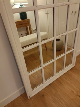 Espejo Madera Blanco 175x100cm