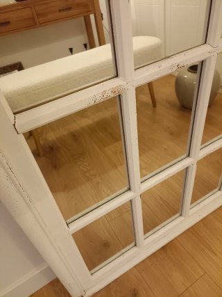 Espejo Madera Blanco 175x100cm