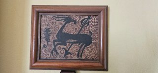 Cuadro decorativo animal silueta