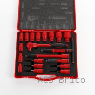 Juego Llaves de Vaso Aisladas de 1/2" - 20 Piezas Alyco 190300