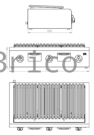 Barbacoa Gas Serie 500 - B900