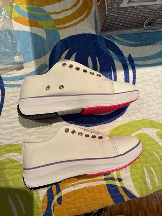Zapatillas Bambos Blancas y Rosas