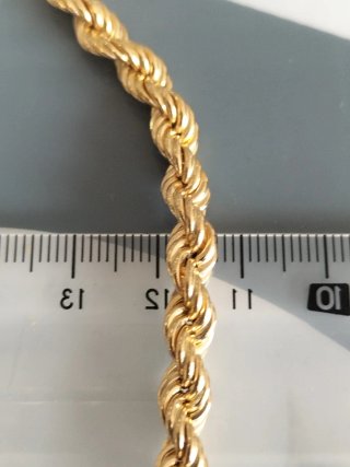 Cadena de oro para hombre nueva.