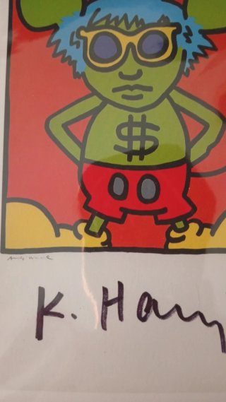 Andy Mouse Keith Haring