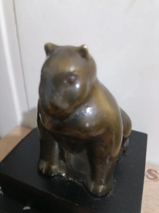 Escultura " Gato Gordo "Estilo Fernando Botero