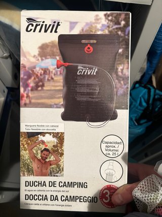 Crivit Ducha Camping Portátil 25L