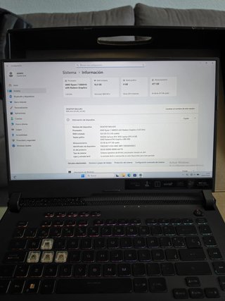 Portátil Gaming Asus ROG Ryzen 7
