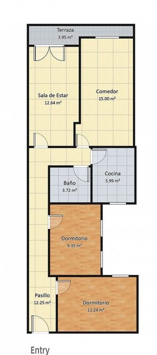 Piso en venta en Centro en Getafe