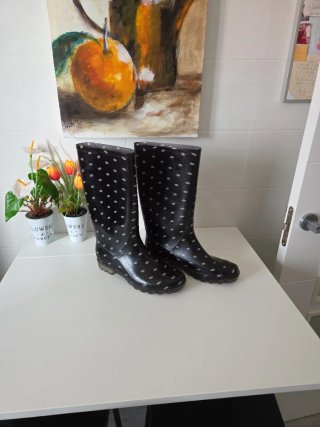 Botas de agua altas. Número 40.