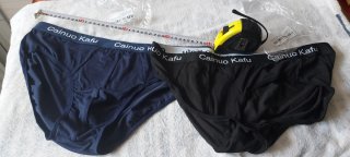 2 Slips Poliester-Elastano Talla 5XL Nuevos