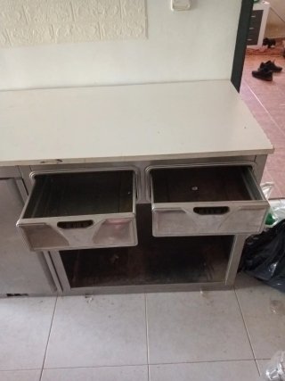 Mueble metal y madera