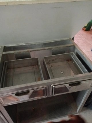 Mueble metal y madera