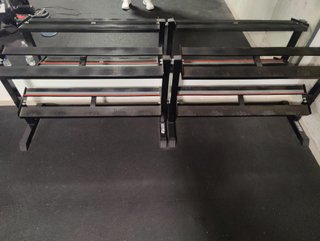 2 Racks para Mancuernas Hexagonales