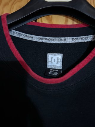 Sudadera DC Shoes M Negra y Roja