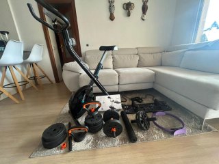 Bicicleta Estática y Accesorios Gimnasio