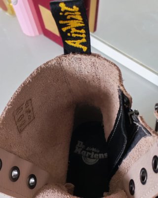 Botas Dr. Martens Beige Cuero
