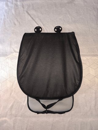 Cojín 2 en 1 para asiento y respaldo (gris)