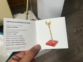 Figura Tintín Cetro Ottokar Moulinsart