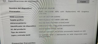 Ordenador HP Negro/Plateado