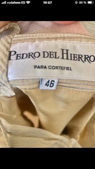Vestido Pedro del Hierro Beige