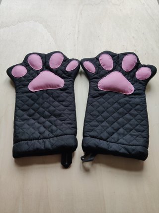 Guanti da forno zampa di gatto (Nuovo)