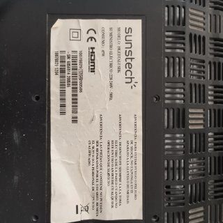 TV Sunstech Negra con Mando