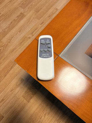Lámpara Ventilador Gris y Blanco