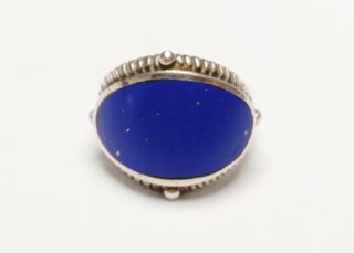 Anillo Plata 925 y Lapislázuli Natural