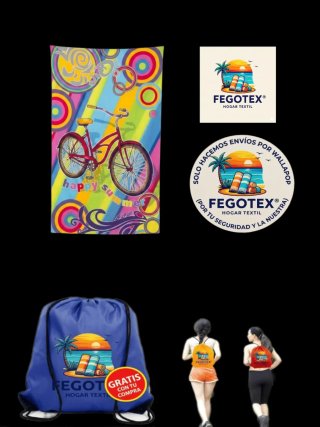 Toalla Playa Fegotex 100x180cm
