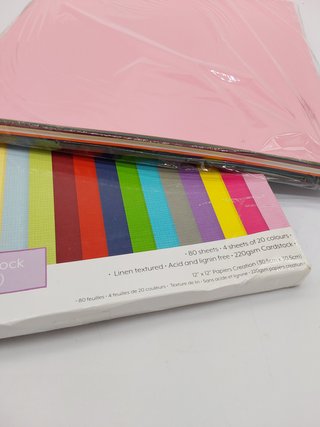 Dovecraft X 12 "premium con textura cartulina, papel, multicolor, 31 x 31 x 3 cm)