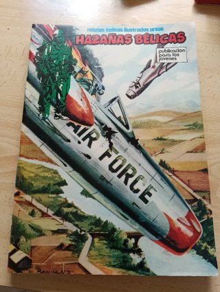 HAZAÑAS BÉLICAS LOTE 5 CÓMICS 1973