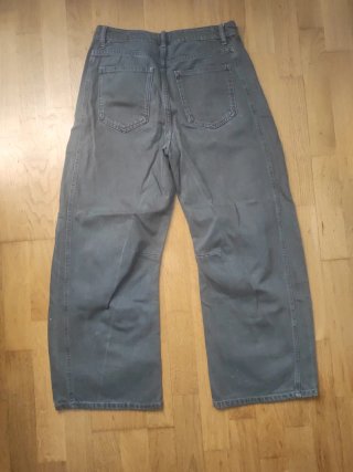 Pantalón Zara gris ancho