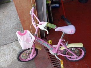 Bicicleta infantil Peppa Pig rosa