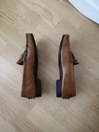 Mocasines Tod's Piel Caramelo Originales