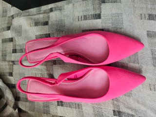 Sandali rosa Slingback Stradivarius