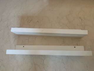 2 Estanterías Ikea Mosslanda Blancas