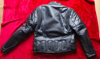 Chaqueta de cuero negra Speed Factory mujer T.38