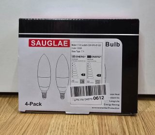 4 Bombillas LED Vela E14