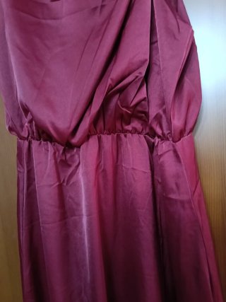 Vestido Shein Burdeos Talla S