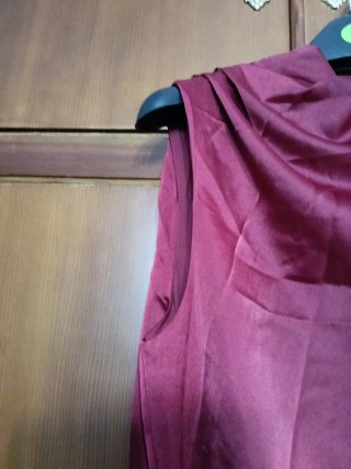 Vestido Shein Burdeos Talla S