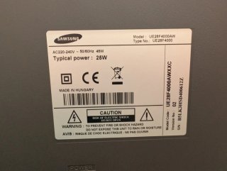 Televisor Samsung 28 Negro